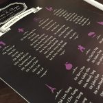 Guest Table List Sign