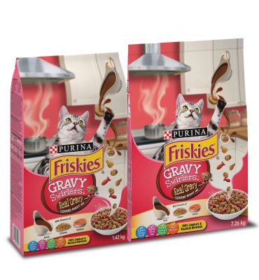 Friskies Gravy Swirlers (2 SKUs) - 3D bag