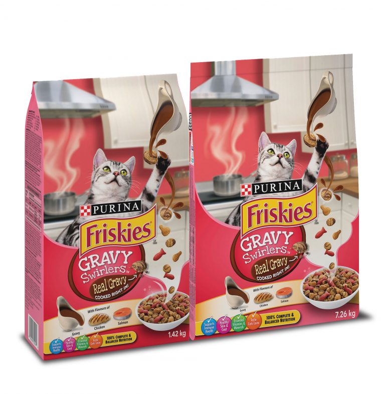 Friskies® Gravy Swirlers™ Dry Cat Food Roger Tsang Design
